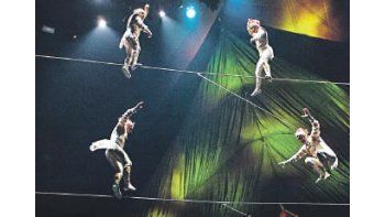 ámbito.com | Los acróbatas de “Kooza” en acción, los más temerarios de todos los espectáculos presentados por el  Cirque du Soleil en la Argentina.