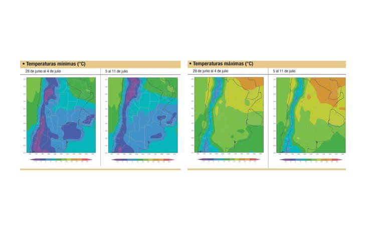 ámbito.com | Se esperan buenas lluvias sobre el noreste