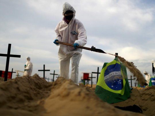 Brasil se convirtió en el segundo país en superar la marca del millón de enfermos.