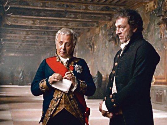 el emperador de parís. Fabrice Luchini (Fouché) y Vincent Cassel como Eugene-François Vidocq.