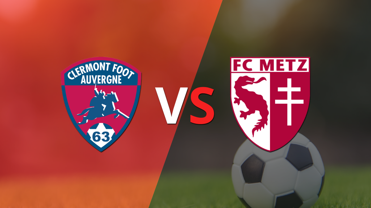 The actions of the duel between Clermont Foot and Metz start