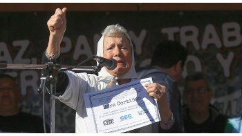La Iglesia fue parte de esa época tan siniestra y dolorosa para todo el pueblo argentino, aseguró Nora Cortiñas.