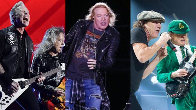 Metallica, Guns, AC/DC