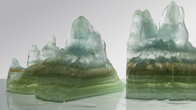 Una de las obras de Paula Senderowicz expuesta en Ríos atmosféricos