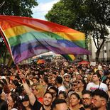 La marcha se llevó a cabo desde las 17 del sábado, con rumo a Plaza de Mayo. La marcha se llevó a cabo desde las 17 del sábado, con rumo a Plaza de Mayo.