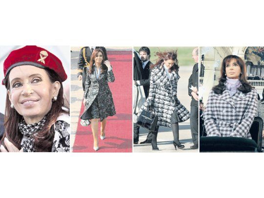 Cristina de Kirchner sorprendió el sábado al exhibir una boina roja que nada tenía que ver con su vestuario y que muchos confundieron con la que usa Hugo Chávez; Cada 9 de Julio desde que es presidente, Cristina de Kirchner optó por un abrigo estridente. En 2008 usó uno verde con detalles en tono esmeralda; en 2009 eligió uno a cuadrillé lila y ahora fue el turno de los cuadros en blanco y negro.