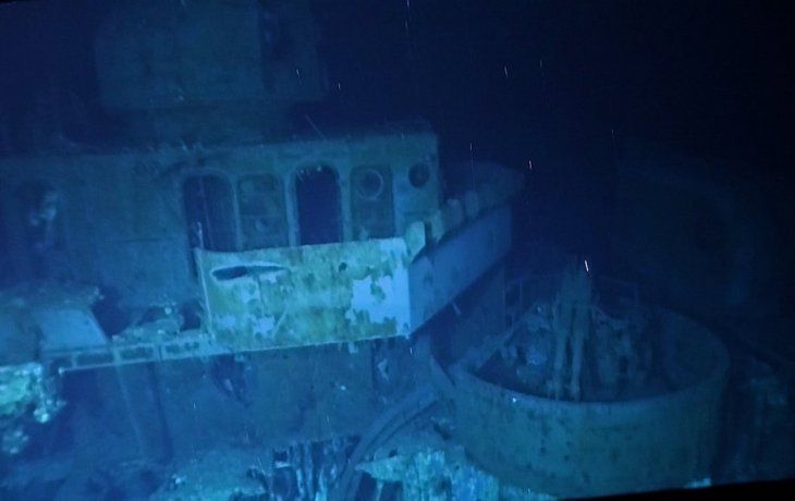Una expedición descubrió a 6.500 metros de profundidad en las costas de Filipinas los restos de un buque de la Marina estadounidense hundido durante la Segunda Guerra Mundial.