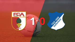 con lo justo, augsburg vencio a hoffenheim 1 a 0 en el estadio wwk arena
