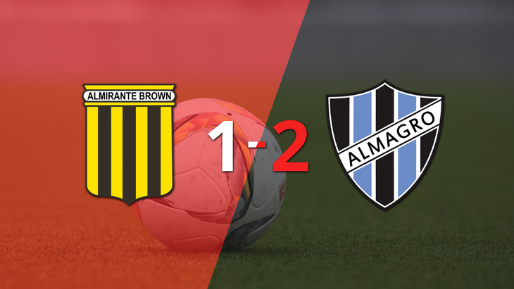 Almagro supera por 2-1 a Almirante Brown tras dar vuelta el partido