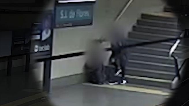 El video fue captado por las cámaras de la Policía de la Ciudad.