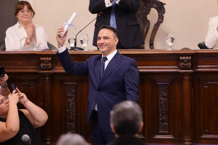 Juan Pablo Valdés recibió su diploma de gobernador electo de Corrientes. Juan Pablo Valdés recibió su diploma de gobernador electo de Corrientes.