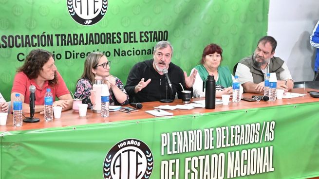 El titular de ATE, Rodolfo Aguiar, denunció el ajuste de Javier Milei en el Estado nacional.