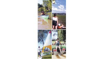 ámbito.com | En verano, el deporte  se practica  en el río