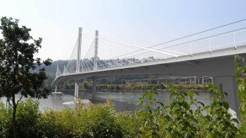 Una imagen del puente que unirá Argentina y Uruguay&nbsp;