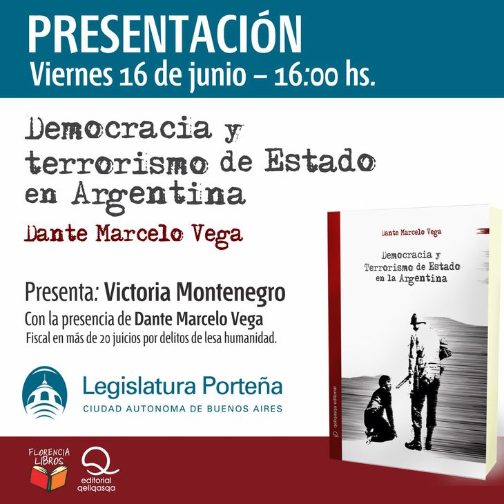 Dante Vega presents his book “Democracy and State Terrorism in Argentina”