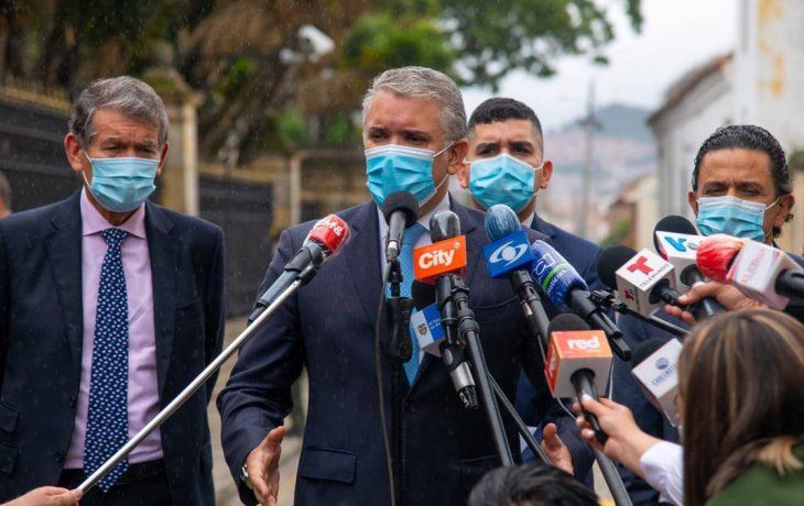 El presidente de Colombia, Iván Duque.