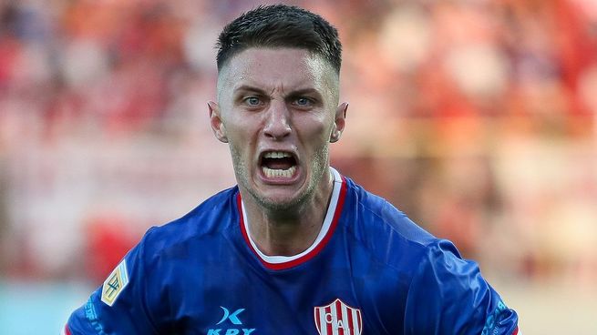 Pardo anotó el empate de Unión ante San Lorenzo.