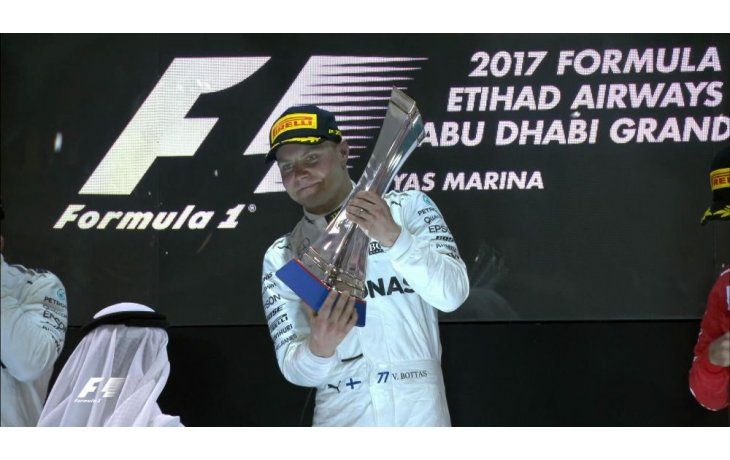 El finlandés Valtteri Bottas (Mercedes) conquistó este domingo el Gran Premio de Abu Dabi