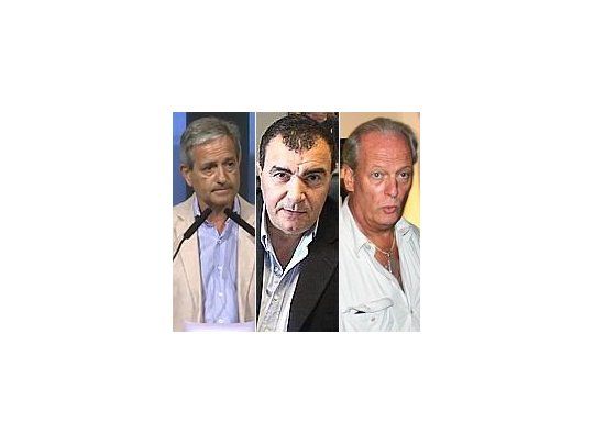 Andrés Ibarra, Norberto Di Próspero y Andrés Rodríguez