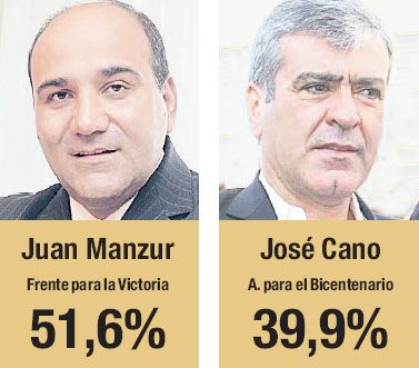 Tucumán: el FpV ungió a Manzur en masiva marcha (foto 1)