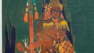 Detalle de una de las obras De Güiraldes que se expondrán en el Museo Larreta Detalle de una de las obras De Güiraldes que se expondrán en el Museo Larreta