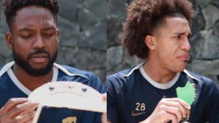 Los jugadores extranjeros de Pumas aprovecharon la Fiesta Patria para degustar dulces títicos de nuestro país. Las reacciones fueron distintas y algunas graciosas.