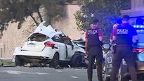 choque fatal en general paz: no tenia cinturon de seguridad y murio al salir disparado