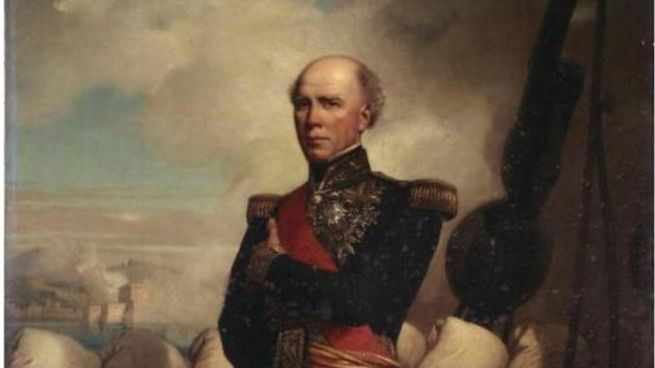 Contraalmirante francés Charles Baudin.