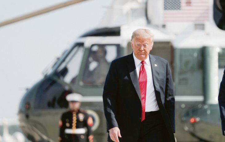 DE GIRA. Donald Trump viajó ayer a Arizona para encabezar el segundo acto de campaña ante las elecciones presidenciales de noviembre.