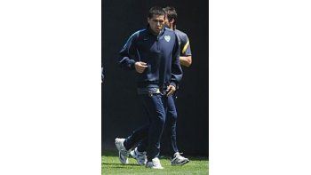 Riquelme probará su pie izquierdo mañana.