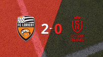 en su casa, lorient derroto por 2-0 a stade de reims
