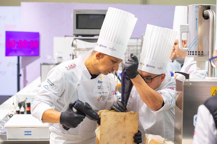El equipo argentino en acción en la Gelato World Cup. El equipo argentino en acción en la Gelato World Cup.