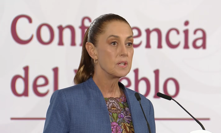 Claudia Sheinbaum en la Mañanera del Pueblo. Claudia Sheinbaum en la Mañanera del Pueblo.