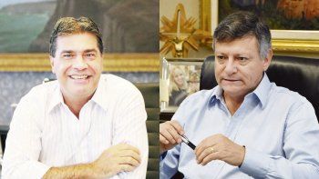 Jorge Capitanich y&nbsp;Domingo Peppo.