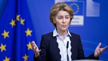 La presidente de la Comisi&oacute;n Europea, Ursula von der Leyen.