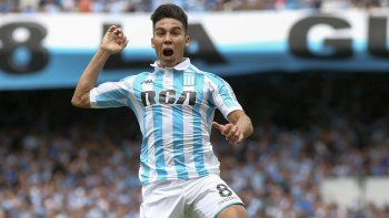 Guillermo Fernández en su época en Racing, donde se consagró campeón de la Superliga.