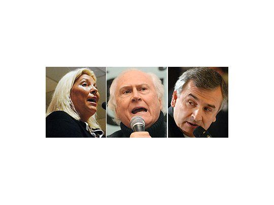 Elisa Carrió - Fernando Pino Solanas - Gerardo Morales.