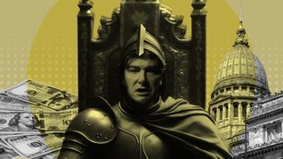 El presidente Javier Milei se ha erigido como el nuevo ocupante del “trono de hierro”. El presidente Javier Milei se ha erigido como el nuevo ocupante del “trono de hierro”.