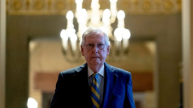 El principal republicano del Senado, Mitch McConnell.