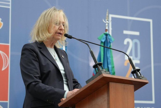Hilda Kogan fue la encargada de encabezar el acto.
