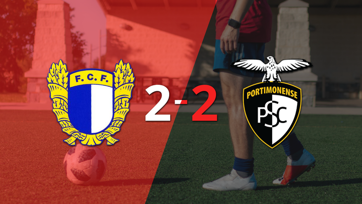 Famalicão empató 2-2 ante Portimonense con doblete de Jhonder Cádiz