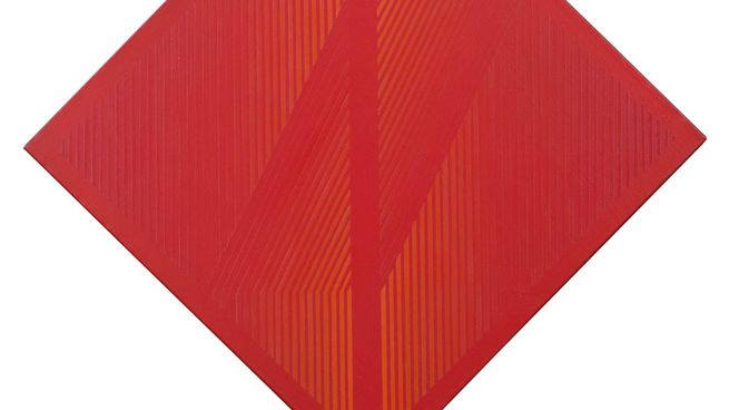 Ary Brizzi, Dominante 18(1969), una de las obras que se exponen en Planimetrías