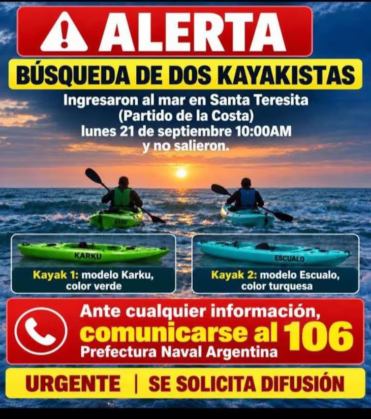 Hasta el momento, los resultados del operativo continúan siendo negativos y la búsqueda permanece activa en un amplio sector del frente marítimo. Hasta el momento, los resultados del operativo continúan siendo negativos y la búsqueda permanece activa en un amplio sector del frente marítimo.