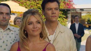 no te preocupes carino: primer trailer de la pelicula protagonizada por harry styles y florence pugh
