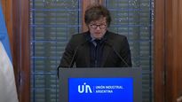 Javier Milei encabeza el acto por el Día de la Industria en la sede portela de la UIA.&nbsp;