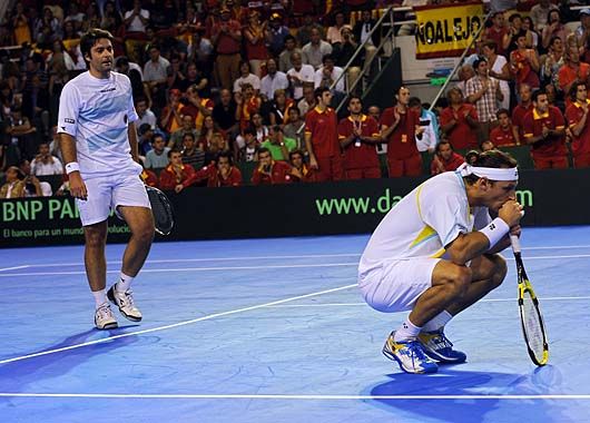 David se lamenta por un punto perdido
