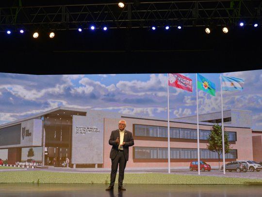 Julio Zamora presentó el proyecto del nuevo Hospital Municipal de Alta Complejidad de Tigre.