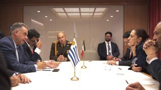 El presidente Yamandú Orsi se reunió con su par de México, Claudia Sheinbaum. El presidente Yamandú Orsi se reunió con su par de México, Claudia Sheinbaum.