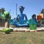 El muñeco de Avatar en la ciudad de La Plata El muñeco de Avatar en la ciudad de La Plata