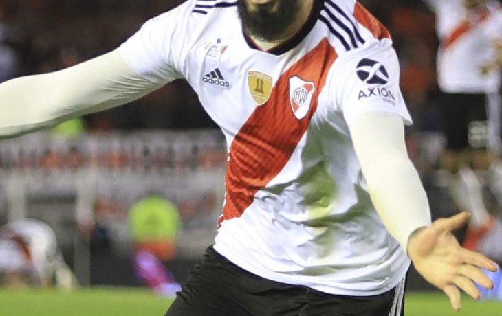 La camiseta de River, sin sponsor.